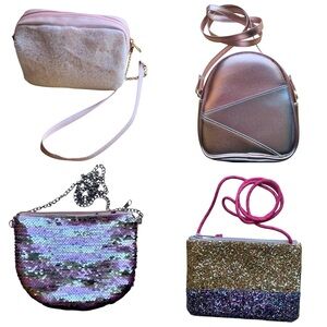 Pink Purses Capelli of NY Bath & Body Works Crewcuts Small Girls Bags LOT OF 4